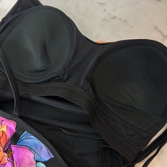 Miraclesuit Floral Tankini Top 10 - Picture 5 of 7